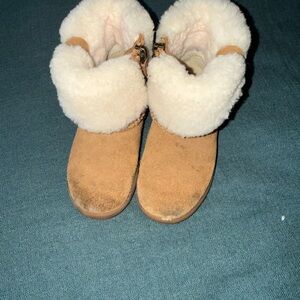 UGG Tan and Cream Kids Boots